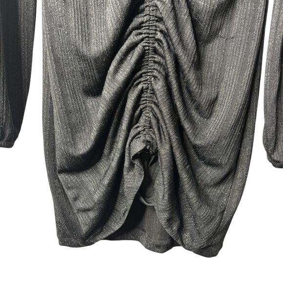 Anthropologie Lea & Viola Little Black Dress Silhouette XS Contour Bold Flirty - Picture 5 of 10